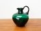 Art Deco German Green Glass Jug by Prof. Bruno Mauder for Zwiesel Theresienthal, 1930s 10