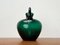 Art Deco German Green Glass Jug by Prof. Bruno Mauder for Zwiesel Theresienthal, 1930s 3