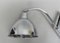 Lámpara Scissor Bauhaus de latón cromado, años 30, Imagen 14