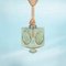 Lámpara colgante bohemia Mid-Century de vidrio, años 70, Imagen 8