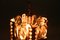 Lampada Palwa Mid-Century in ottone e cristallo, anni '70, Immagine 2