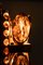 Lampada Palwa Mid-Century in ottone e cristallo, anni '70, Immagine 10