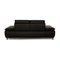 Black Leather Volare 2-Seater Sofa from Koinor 8