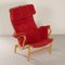 Roter Pernilla Chair von Bruno Mathsson für Dux, 1980er 2