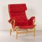 Chaise Pernilla Rouge par Bruno Mathsson pour Dux, 1980s 3