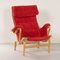 Roter Pernilla Chair von Bruno Mathsson für Dux, 1980er 3