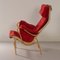 Red Pernilla Chair by Bruno Mathsson for Dux, 1980s 6