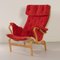 Chaise Pernilla Rouge par Bruno Mathsson pour Dux, 1980s 5