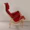 Roter Pernilla Chair von Bruno Mathsson für Dux, 1980er 9