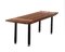 Teak, Metal and Brass Bench, Italy, 1960s 2