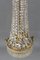 Lámpara de araña antigua de cristal tallado, 1900, Imagen 3