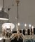 Lámpara de araña de cristal de Murano y latón con 16 luces de Venini, Italia, años 50, Imagen 2