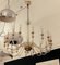 Murano Glass and Brass 16-Light Chandelier by Venini, Italy, 1950s, Image 3