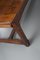 Large Vintage French Rustic Farmhouse Cherry Dining Table, 1950s, Image 5