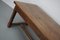 Large Vintage French Rustic Farmhouse Cherry Dining Table, 1950s, Image 3