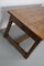 Large Vintage French Rustic Farmhouse Cherry Dining Table, 1950s, Image 13