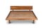 Godot Model Blond Oak Bed from Pierre Chapo, 1960s 1