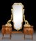 Italian Giltwood and Figured Walnut Dressing Mirror, 1890s 1