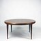 Scandinavian Circular Rosewood Coffee Table attributed to Johannes Andersen from CFC Silkeborg, 1960s, Image 4