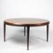 Runder skandinavischer Palisander Couchtisch von Johannes Andersen von CFC Silkeborg, 1960er 2