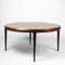 Scandinavian Circular Rosewood Coffee Table attributed to Johannes Andersen from CFC Silkeborg, 1960s 2