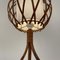 Tischlampe aus Rattan aus Bambus & Stoff von Louis Sognot, Frankreich, 1950er 7