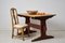 Small Antique Swedish Pine Dining Table 5