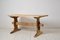 Antique Swedish Folk Art Pine Dining Table 2