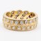 Vintage 18k Yellow Gold Eternelle Ring with Diamonds, 1970s, Image 5