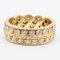 Vintage Eternelle Ring aus 18 Karat Gelbgold mit Diamanten, 1970er 5