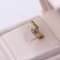 Vintage 18k Yellow Gold Eternelle Ring with Diamonds, 1970s, Image 3