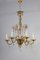 Amber Hand Blown Glass Chandelier by Venini, 1950s, Image 12