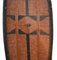 Escudo de guerra africano antiguo de fibra de la tribu Ngbandi, Imagen 3
