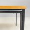 Italian Modern Dining Table or Desk in Wood and Black Metal, 1980s, Image 12