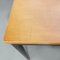 Moderner italienischer Esstisch oder Schreibtisch aus Holz & schwarzem Metall, 1980er 13