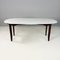 Mid-Century Italian Modern Dining Table in Marble, Wood and Bass, 1960s 3