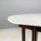 Mid-Century Italian Modern Dining Table in Marble, Wood and Bass, 1960s 7