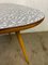 Kidney Table with Gray and White Formica Top from Ilse 7
