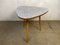 Kidney Table with Gray and White Formica Top from Ilse 1