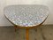 Kidney Table with Gray and White Formica Top from Ilse 6