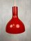 Space Age Pendant Light in Bright Red 3
