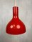 Space Age Pendant Light in Bright Red, Image 3