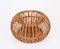 Rattan Chairs, Pouf and Mirror attributed to Janine Abraham & Dirk Jan Rol, 1960s, Set of 4, Image 16