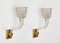 Rostrato Murano Glass and Brass Sconces by Barovier & Toso, Italy, 1950s, Set of 2 9