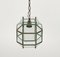 Vintage Italian Hanging Light in Brass and Beveled Glass, 1950s, Image 11