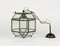 Lámpara colgante italiana vintage de latón y vidrio biselado, años 50, Imagen 6