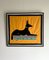 Antique Egyptian Framed Anubis Tapestry 1