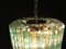 Lámparas de araña con prismas de cristal de Murano, años 90. Juego de 2, Imagen 18