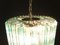 Lámparas de araña con prismas de cristal de Murano, años 90. Juego de 2, Imagen 17