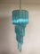 Lámparas de araña con prismas de cristal de Murano, años 90. Juego de 2, Imagen 12